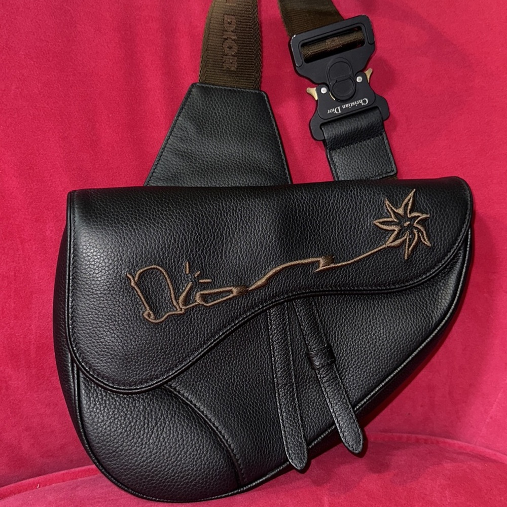Christian dior cactus jack travis Scott saddle bag crossbody bum bag Fanny pack